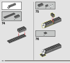 LEGO 76407 instructions page 112 – build guide