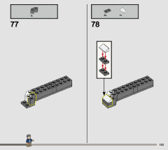 LEGO 76407 instructions page 113 – build guide