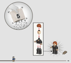 LEGO 76407 instructions page 115 – build guide