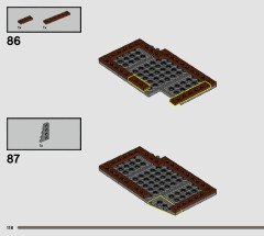 LEGO 76407 instructions page 118 – build guide