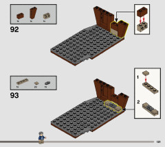 LEGO 76407 instructions page 121 – build guide