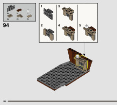 LEGO 76407 instructions page 122 – build guide