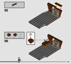LEGO 76407 instructions page 123 – build guide