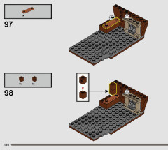 LEGO 76407 instructions page 124 – build guide