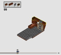 LEGO 76407 instructions page 125 – build guide