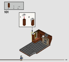 LEGO 76407 instructions page 127 – build guide