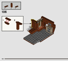 LEGO 76407 instructions page 132 – build guide