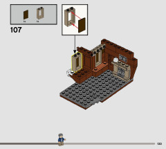 LEGO 76407 instructions page 133 – build guide