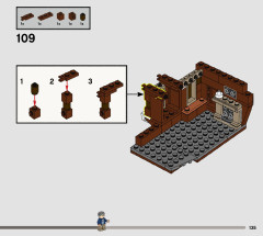 LEGO 76407 instructions page 135 – build guide