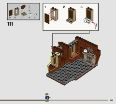 LEGO 76407 instructions page 137 – build guide