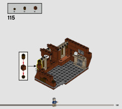 LEGO 76407 instructions page 141 – build guide