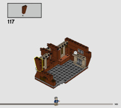 LEGO 76407 instructions page 143 – build guide