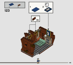 LEGO 76407 instructions page 149 – build guide