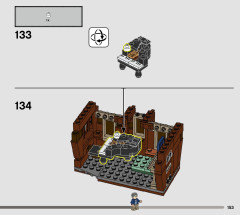 LEGO 76407 instructions page 153 – build guide