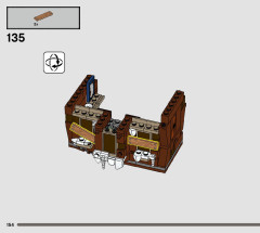 LEGO 76407 instructions page 154 – build guide