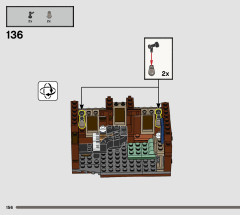 LEGO 76407 instructions page 156 – build guide