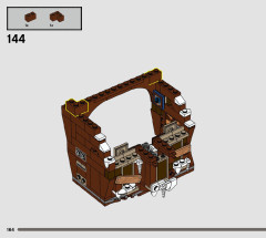 LEGO 76407 instructions page 164 – build guide
