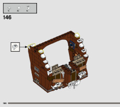 LEGO 76407 instructions page 166 – build guide