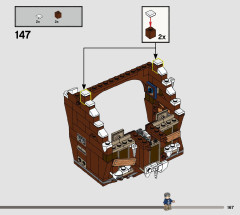 LEGO 76407 instructions page 167 – build guide