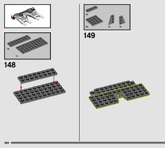 LEGO 76407 instructions page 168 – build guide