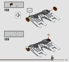 LEGO 76407 instructions page 173 – build guide