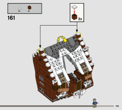 LEGO 76407 instructions page 175 – build guide