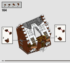 LEGO 76407 instructions page 178 – build guide