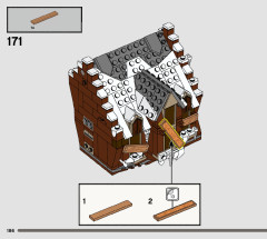 LEGO 76407 instructions page 186 – build guide