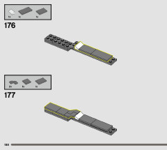 LEGO 76407 instructions page 188 – build guide