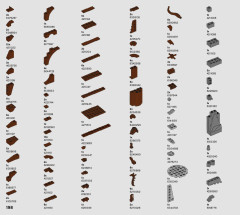 LEGO 76407 instructions page 198 – build guide