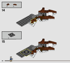 LEGO 76407 instructions page 20 – build guide