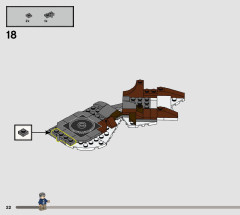 LEGO 76407 instructions page 22 – build guide