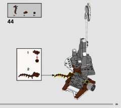 LEGO 76407 instructions page 35 – build guide