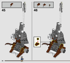LEGO 76407 instructions page 36 – build guide