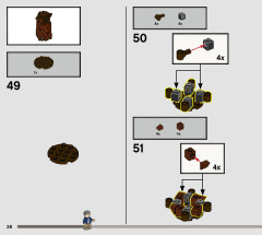 LEGO 76407 instructions page 38 – build guide