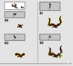 LEGO 76407 instructions page 43 – build guide
