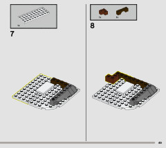 LEGO 76407 instructions page 49 – build guide