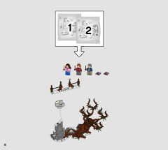 LEGO 76407 instructions page 6 – build guide