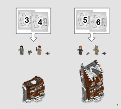 LEGO 76407 instructions page 7 – build guide