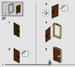 LEGO 76407 instructions page 72 – build guide