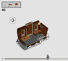 LEGO 76407 instructions page 76 – build guide