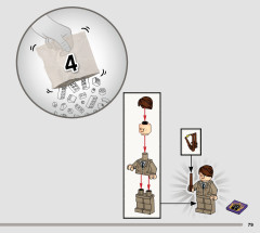 LEGO 76407 instructions page 79 – build guide