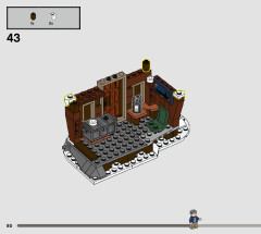 LEGO 76407 instructions page 80 – build guide