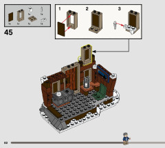 LEGO 76407 instructions page 82 – build guide