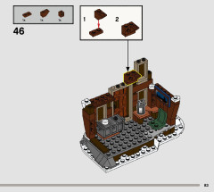 LEGO 76407 instructions page 83 – build guide