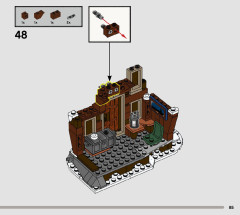 LEGO 76407 instructions page 85 – build guide