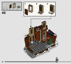 LEGO 76407 instructions page 86 – build guide