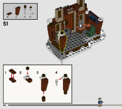 LEGO 76407 instructions page 88 – build guide