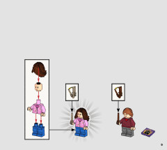 LEGO 76407 instructions page 9 – build guide