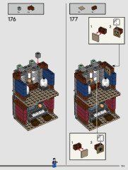 LEGO 76408 instructions page 105 – build guide